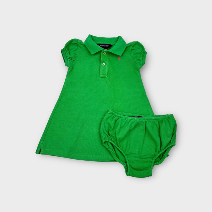 Ralph Lauren Green Polo Dress, Size 1