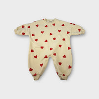 Cinnamon Baby Heart Winter Suit, Size 2