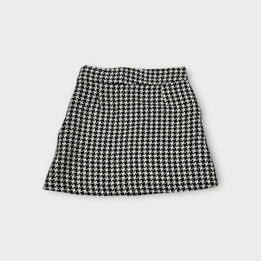 Zara Houndstooth Skirt, Size 8