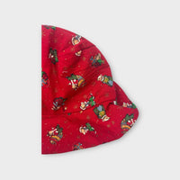 Vintage Handmade Christmas Dress and Hat Set, Size 4