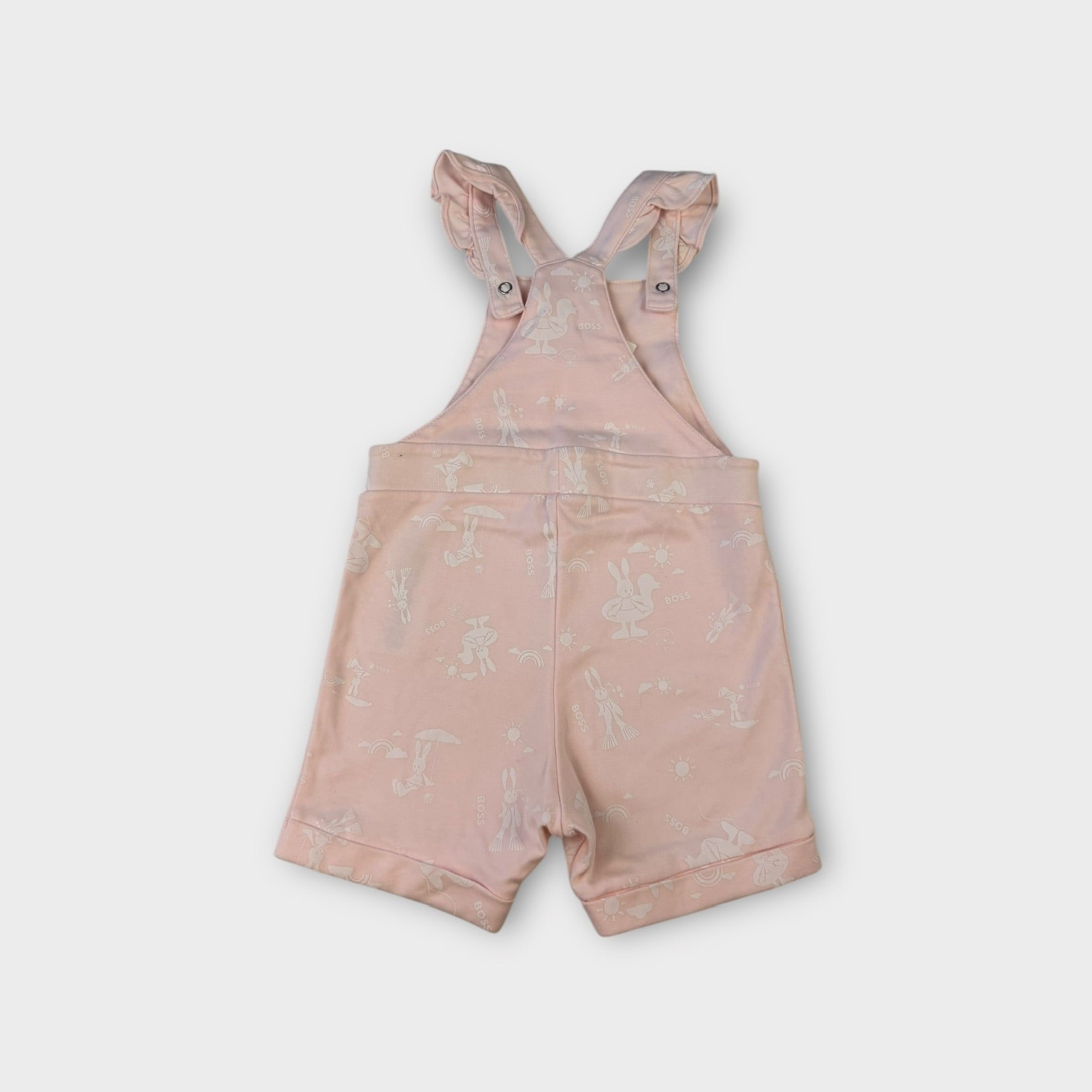 Hugo Boss Rabbit Overalls, Size 12M