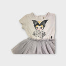 Rock Your Baby Grey Tulle Romper, Size 1
