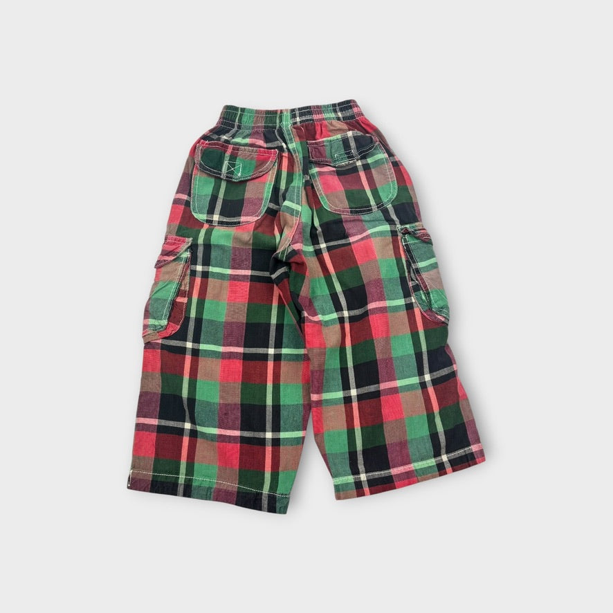 Vintage Check Cargo Pants, Size 4