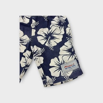 Vintage Hawaiian Print Shorts, Size 3