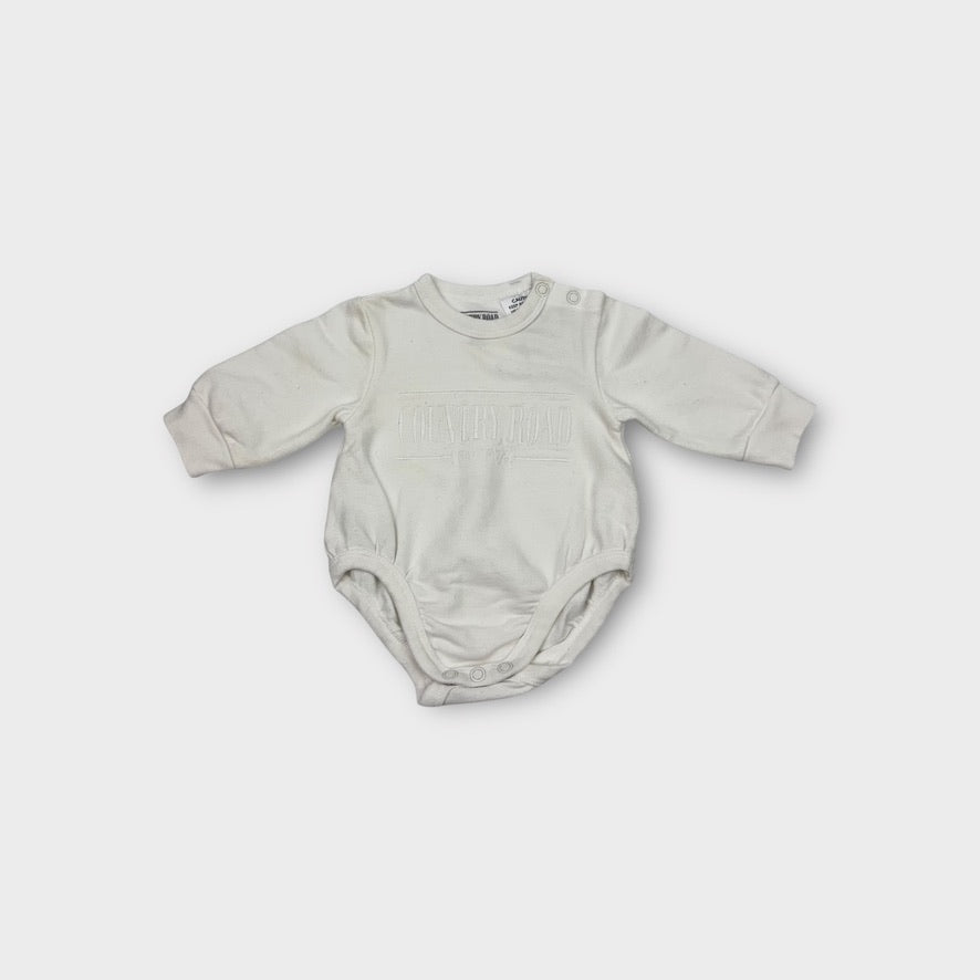 Country Road Logo Bodysuit, Size NB