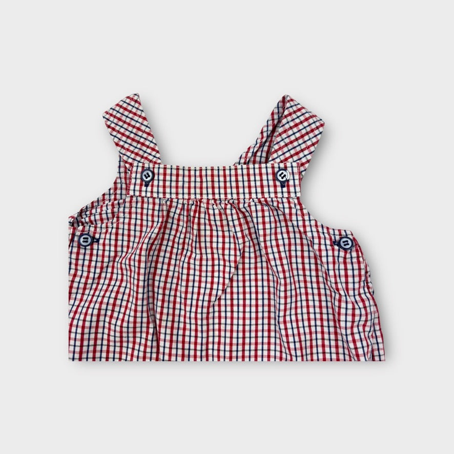 Bebe by Minihaha Plaid Romper, Size 0