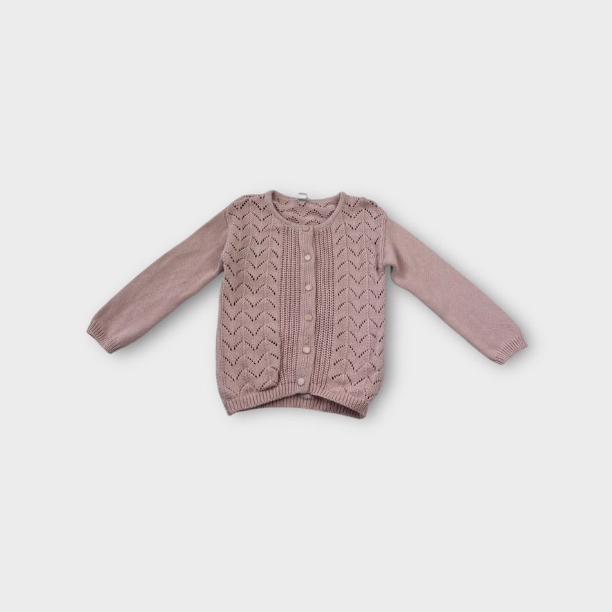 Jamie Kay Pointelle Knit Cardigan, Size 3