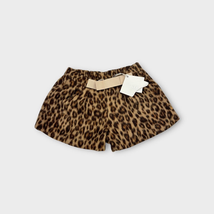 Baby Dior Animal Print Shorts, Size 2