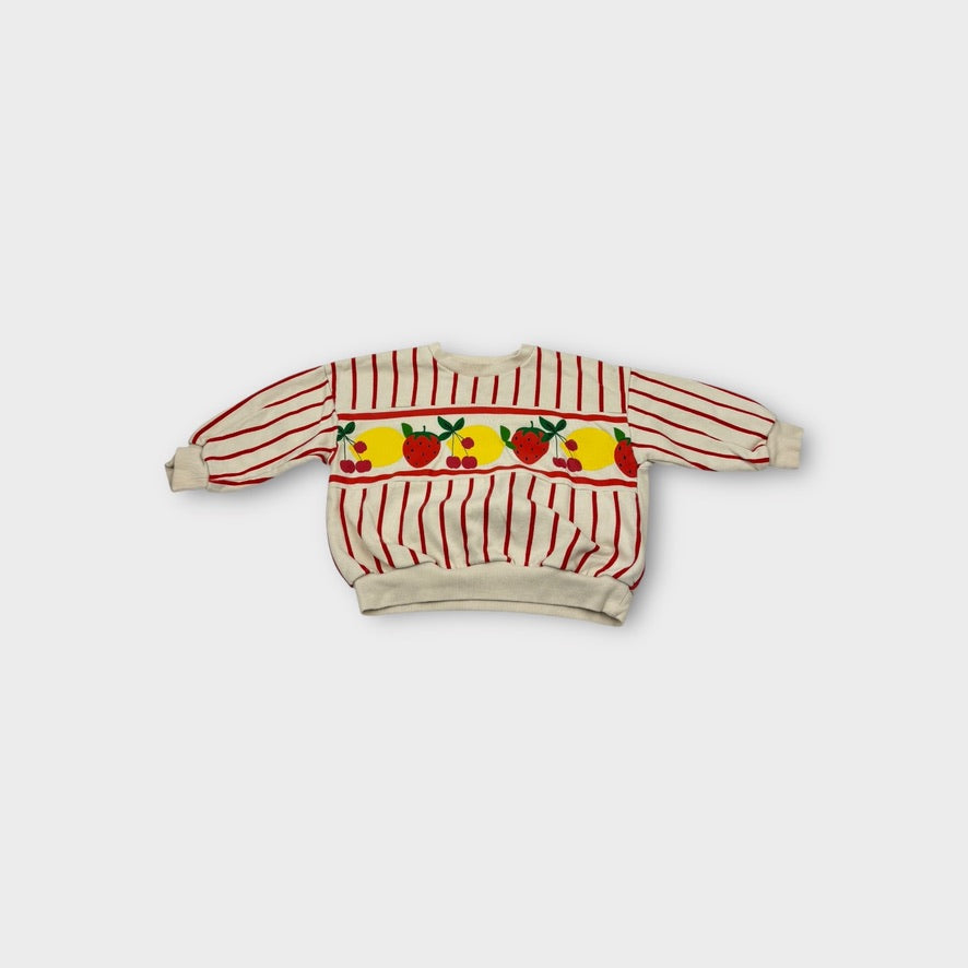 Mini Rodini Retro Fruit Jumper, Size 2