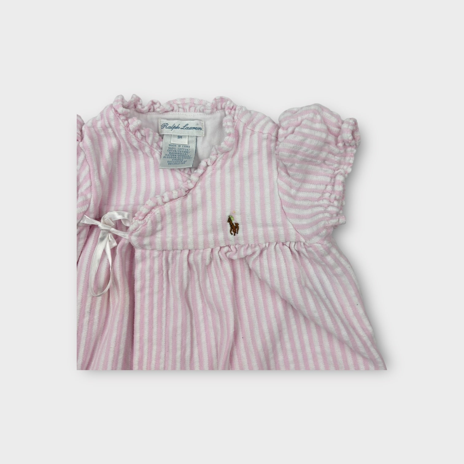 Ralph Lauren Pink Stripe Dress, Size 0