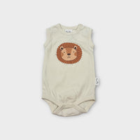 Aster & Oak Lion Bodysuit, Size 0