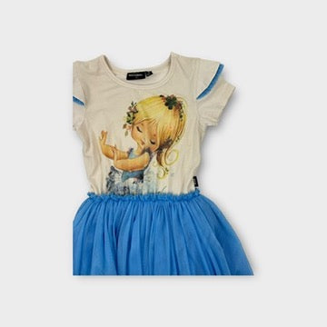Rock Your Kid Flower Girl Tulle Dress, Size 7