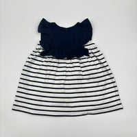 Jacadi Navy Stripe Dress, Size 1
