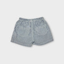 Purebaby Blue Stripe Shorts, Size 000