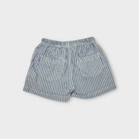 Purebaby Blue Stripe Shorts, Size 000