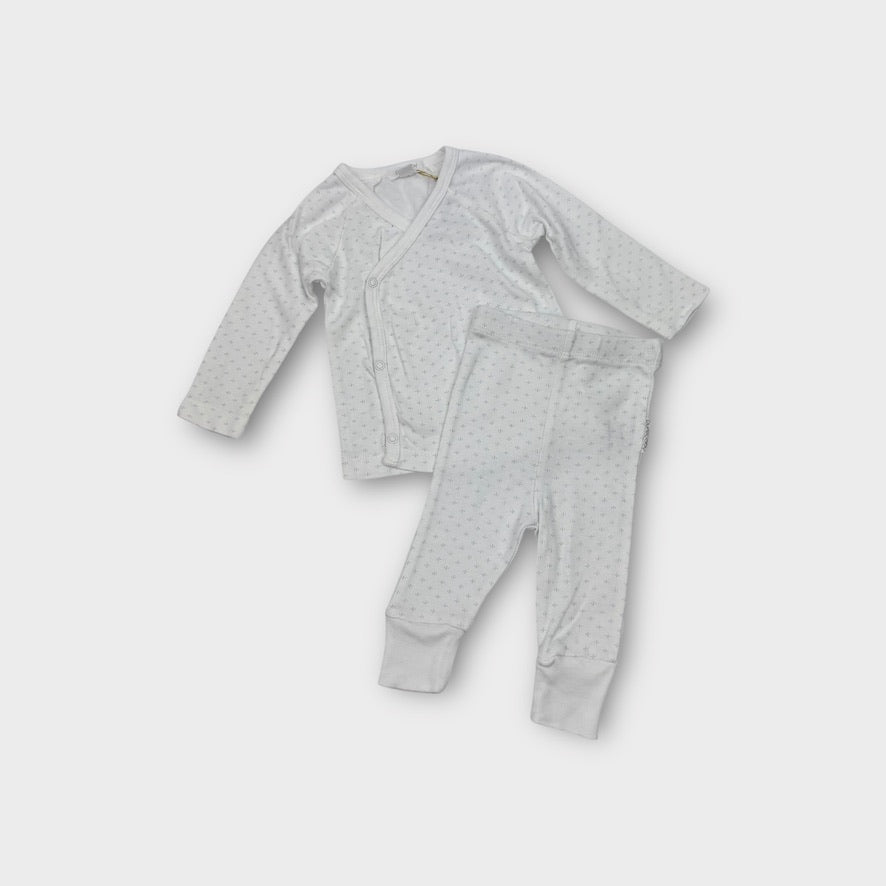Purebaby Pattern Top and Legging Set, Size 000