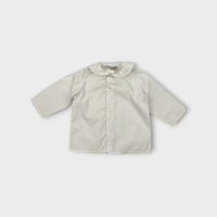 Mariella Burani White Collared Shirt, Size 0