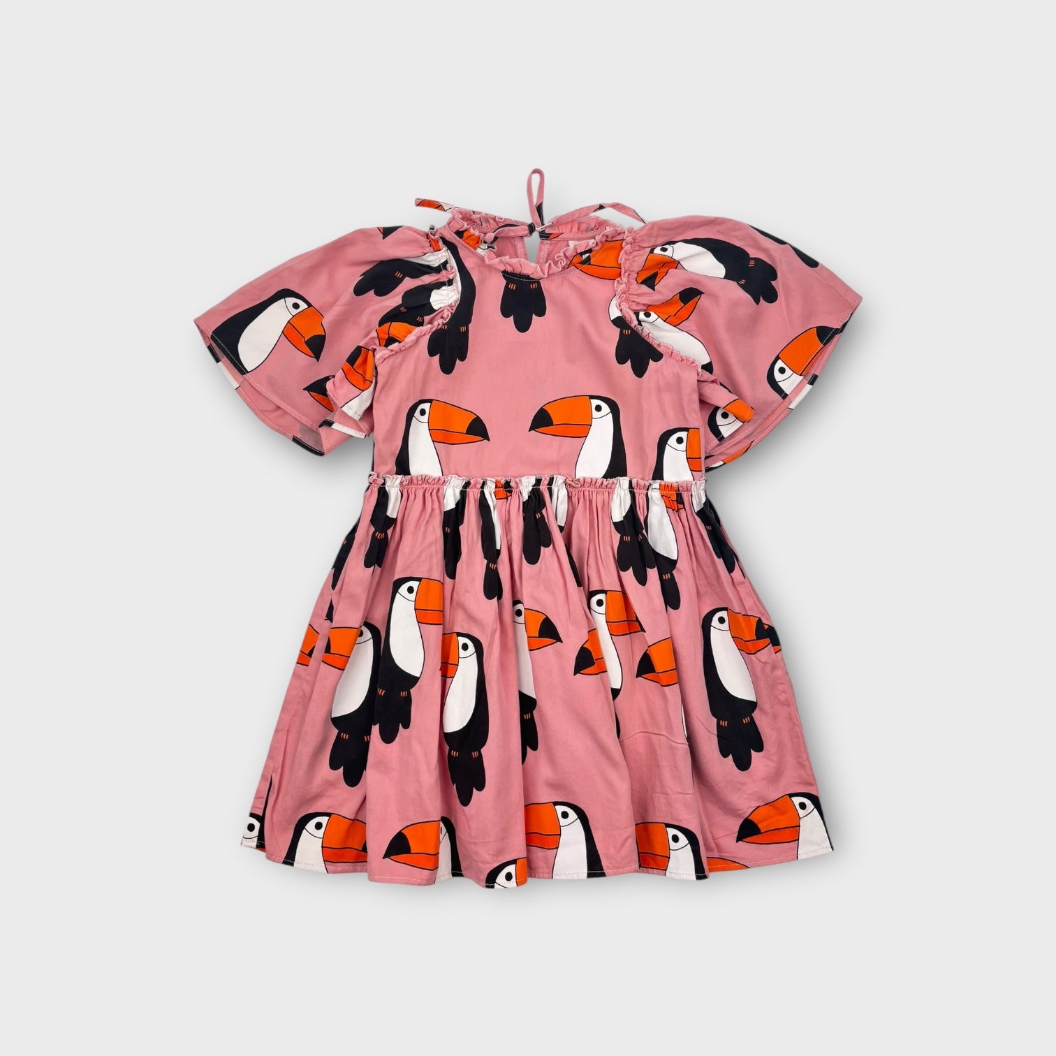 KUKU Kid Toucan Dress, Size 7-8