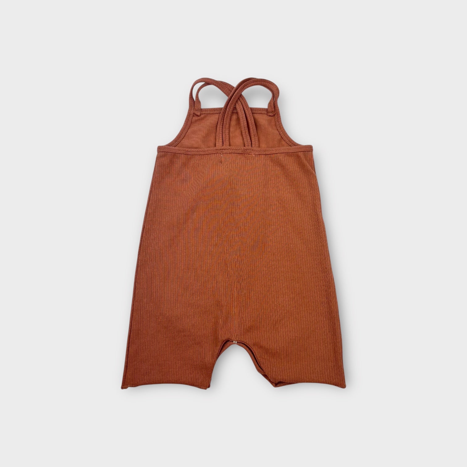 Ribbed Singlet Romper, Size 0
