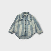 One Teaspoon Stripe Chambray Shirt, Size 5-6