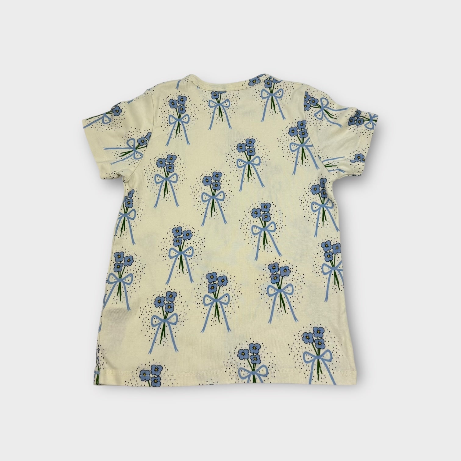Mini Rodini Winter Flower T-shirt, Size 6