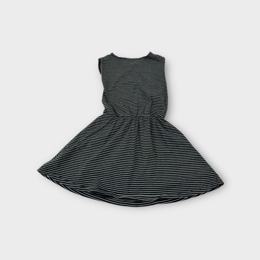 Sleeveless Stripe Dress, Size 6