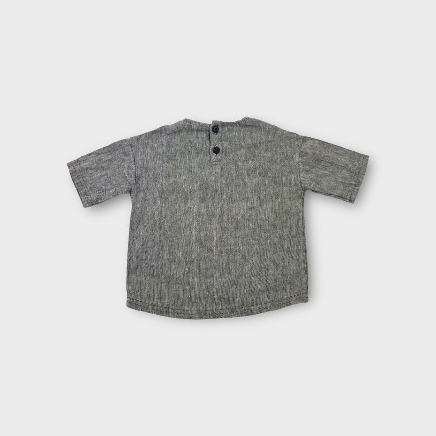 Jamie Kay Grey Woven Set, Size 0