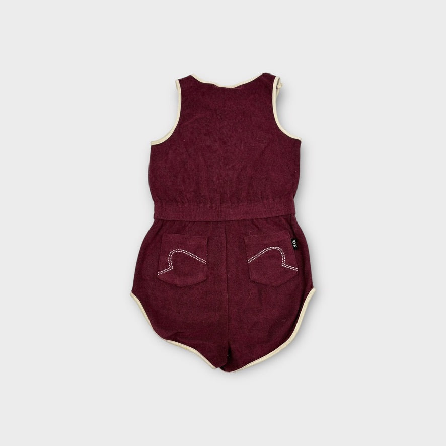 Rock Your Kid Terry Towelling Romper, Size 6
