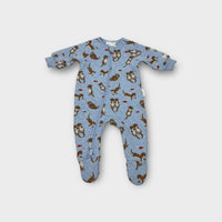 Purebaby Quilted Otter Onesie, Size 000
