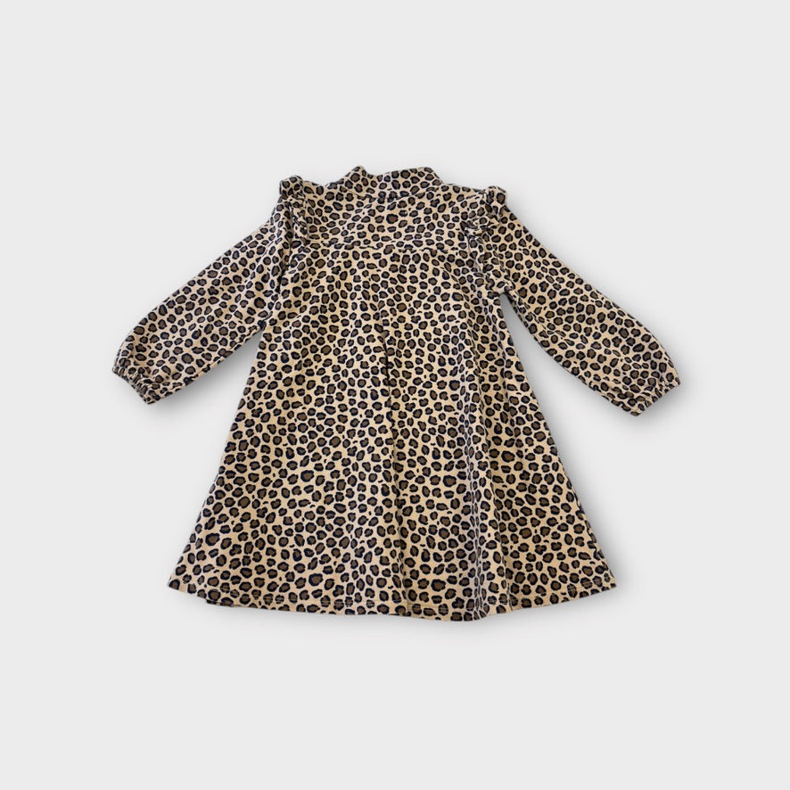 Mini Boden Long Sleeve Animal Dress, Size 4
