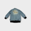Rock Your Kid Denim Bomber Jacket, Size 2