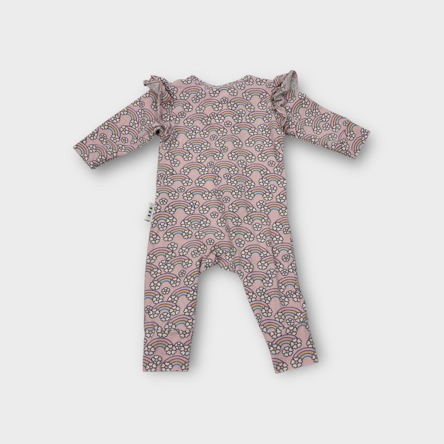 Hux Baby Rainbow Onesie, Size 000