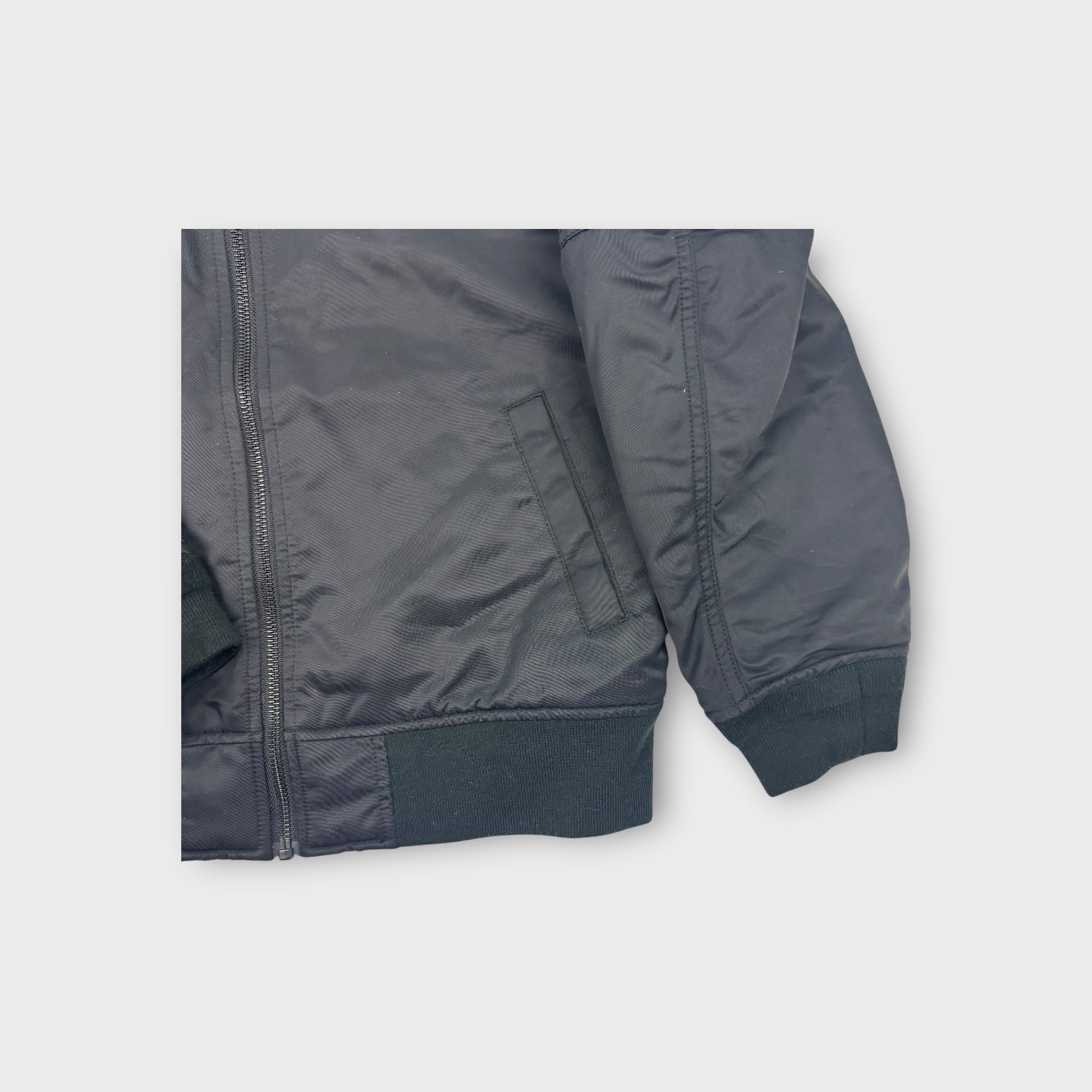 Uniqlo Black Zip Jacket, Size 9-10