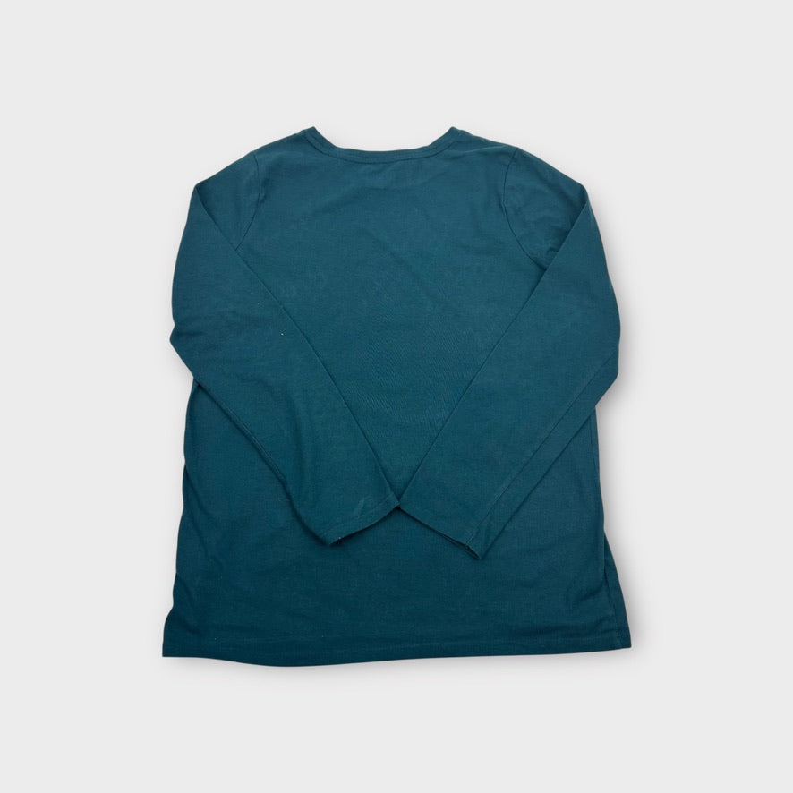 Cat & Jack Long Sleeve Narwhal Top, Size 10-12