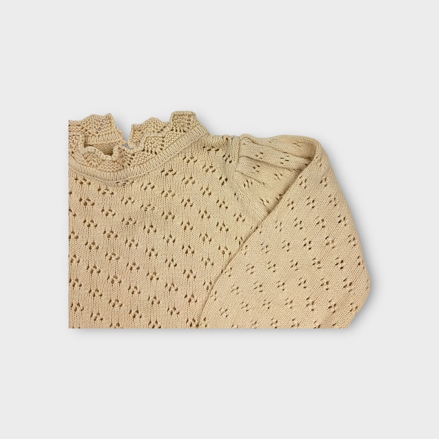 Ma Mer Pointelle Knit Jumper, Size 1