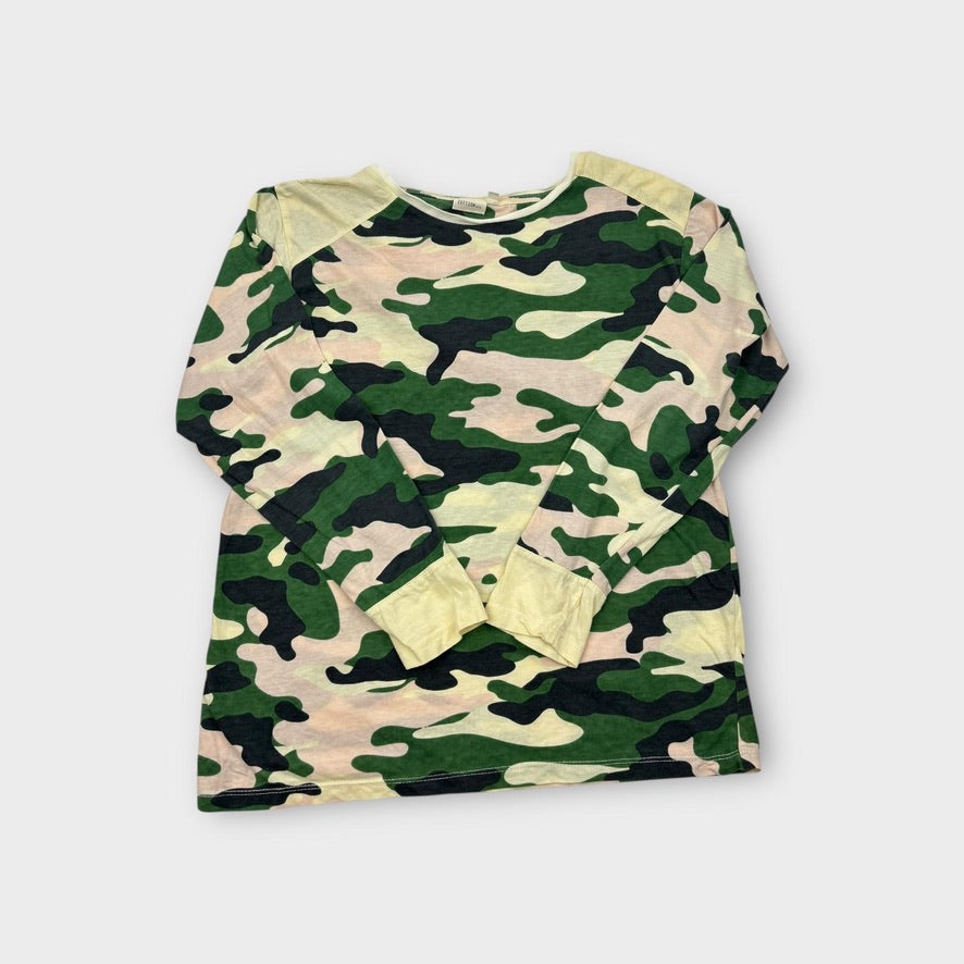Zuttion Kids Camo Print Long Sleeve Top, Size 11-12