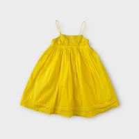 Fred Bare Yellow Embroidered Dress, Size 2