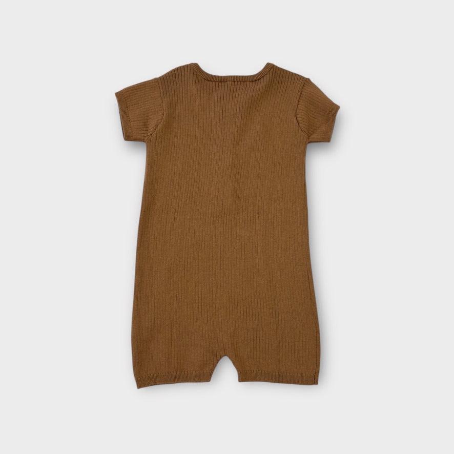 Miann & Co Knit Romper, Size 3