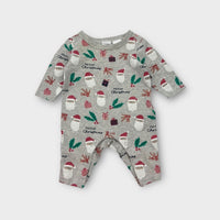 Cotton on Baby Santa Onesie, Size NB