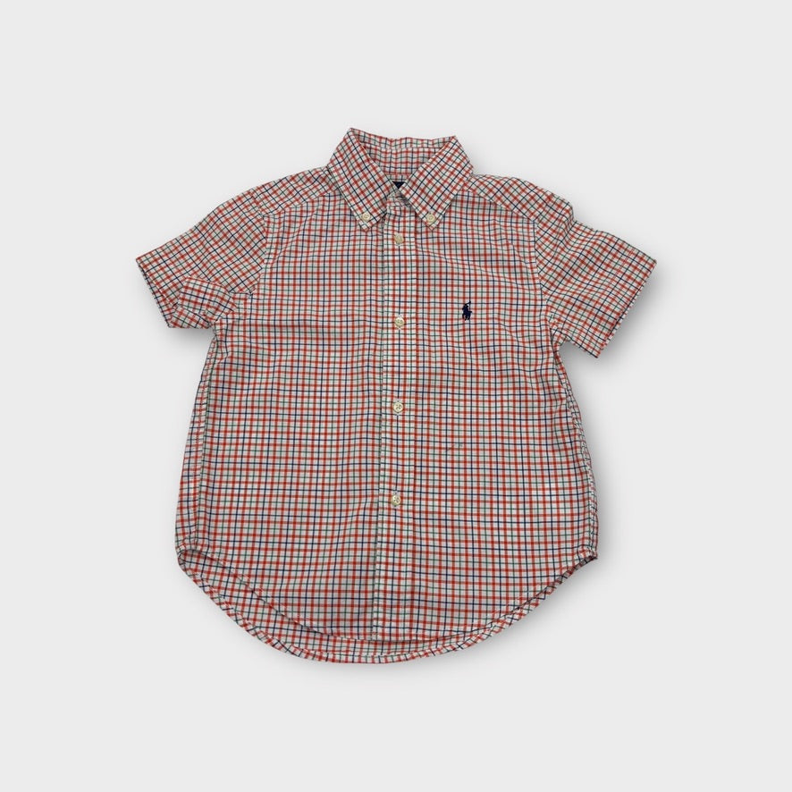 Ralph Lauren Short Sleeve Check Shirt, Size 3