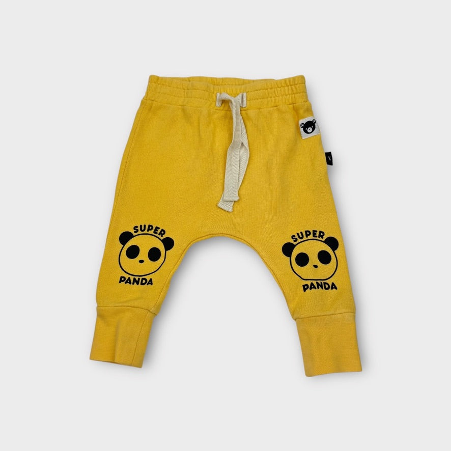 Hux Baby Panda Track Pants, Size 000
