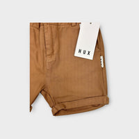 Hux Brown Chino Shorts, Size 6