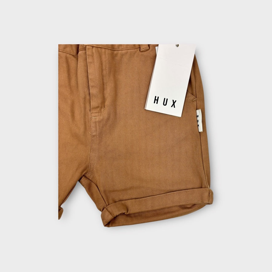 Hux Brown Chino Shorts, Size 6