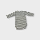 Quincy Mae Long Sleeve Stripe Bodysuit, Size 0000