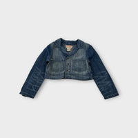 RL Cropped Denim Blazer, Size 4