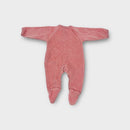 Purebaby Velour Stripe Onesie, Size NB