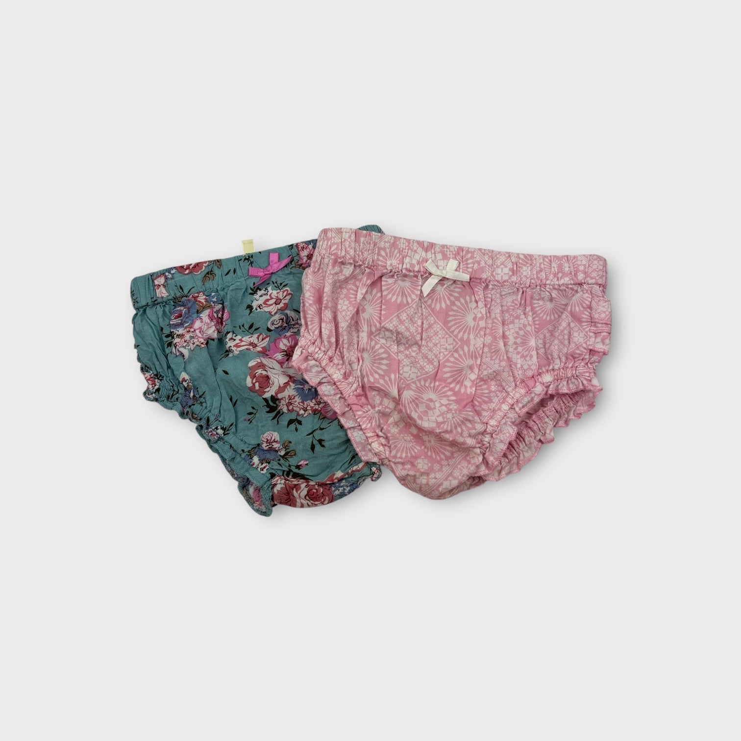 Petite Papinelle Floral Bloomer Set, Size 0