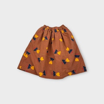 Jelly Mallow Brown Tout Skirt, Size 4-5