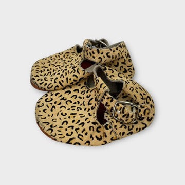 Rupert & Milla Leopard Mary Janes, Size 20.5