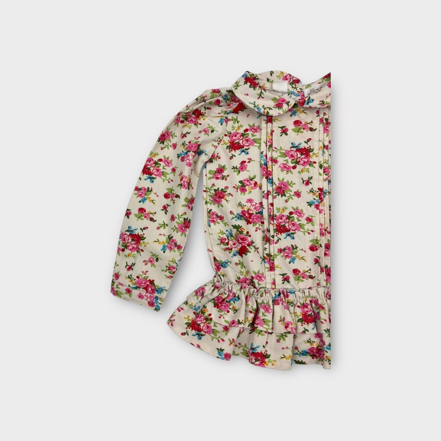 Willow & Jag Floral Blouse, Size 2
